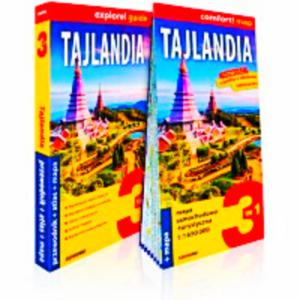 TAJLANDIA X 3 PRZEWODNIK ATLAS MAPA 1:1650000 BANGKOK - 2860125509