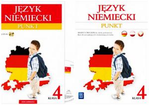 PUNKT 4 J NIEMIECKI PODRCZNIK +CD + WICZENIA KL 4 - 2860125723