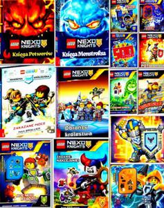 LEGO NEXO KNIGHTS X 14 MOSSTROKSA POTWORW FIGURKI NAKLEJKI - 2860126372