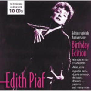 EDITH PIAF 10 CD EDITH PIAF. BIRTHDAY EDITION - 2860133893