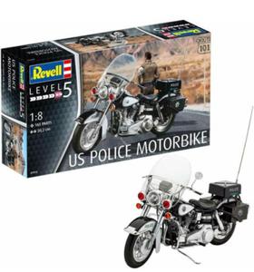 MODEL MOTORU US POLICE 1:8 DO SKLEJANIA - 2860138918