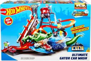 HOT WHEELS. FTB67 MEGA MYJNIA. ATAK KROKODYLA - 2860139234