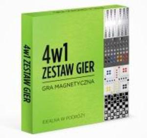 4W1 ZESTAW GIER GRA MAGNETYCZNA SZACHY WARCABY TRYKTRAK CHICZYK - 2860140684