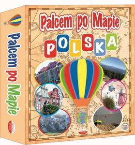 GRA EDUKACYJNA PALCEM PO MAPIE POLSKA GEOGRAFIA - 2860140993