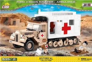 COBI 2518. SMALL ARMY. FORD V3000S MAULTIER AMBULANCE - 2860141203
