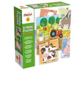 LUDATTICA PUZZLE 8+1 BABY PUZZLE FARMA - 2860141414