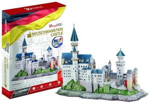 PUZZLE 3D ZAMEK NEUSCHWANSTEIN 121 ELEMENTW - 2860141488