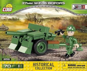 COBI 2159 37 MM WZ.36 BOFORS SZWEDZKA ARMATA PRZECIWPANCERNA - 2860143464