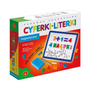 CYFERKI I LITERKI MAGNETYCZNE ZABAWKA EDUKACYJNA - 2860143786