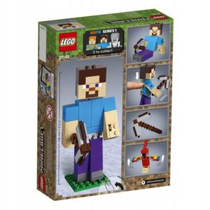 LEGO MINECRAFT 21148 BIGFIG STEVE Z PAPUG KLOCKI - 2860144842