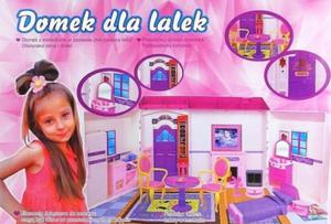 DOMEK DLA LALEK Z AKCESORIAMI - 2860144932