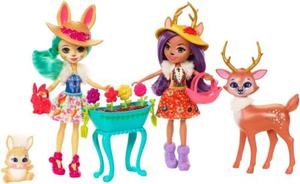 ENCHANTIMALS FDG01 DANESSA DEER I BREE BUNNY + JELONEK SPRINT I KRLICZEK - 2860145083