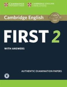 CAMBRIDGE ENGLISH FIRST STUDENT'S BOOK WITH ANSWERS + AUDIO - 2860146861