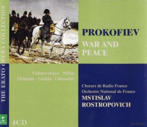 MSTISLAV ROSTOPOVICH CD ONF MILLER PROKOFIEV WAR AND PACE - 2860156358