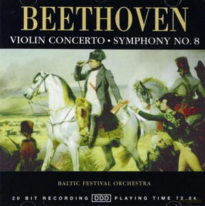 BEETHOVEN VIOLIN CONCERTO SYMPHONY CD - 2860156383