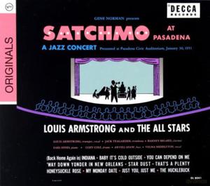 LOUIS ARMSTRONG SATCHMO AT PASADENA CD STARDUST - 2860156801