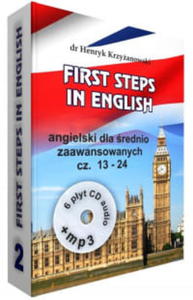 FIRST STEPS IN ENGLISH DLA REDNIOZAAWANSOWANYCH 6CD - 2860159858