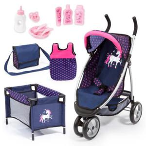 BAYER WOZEK DLA LALKI JOGGER SPORT MEGA SET - 2860167721