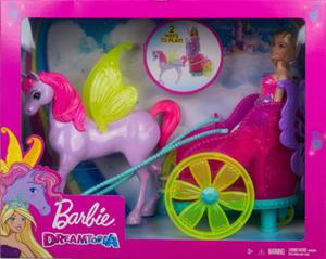 BARBIE DREAMTOPIA LALKA KSIEZNICZKA RYDWAN I PEGAZ - 2860167936