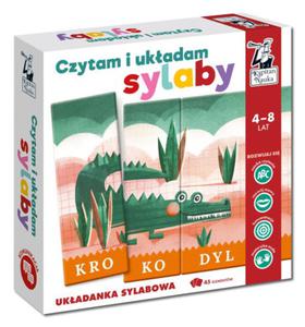 CZYTAM I UKLADAM SYLABY UKLADANKA SYLABOWA - 2860168213