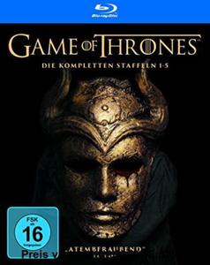 GAME OF THRONES DIE KOMPLETTEN STAFFELN 1-5 BLU RAY - 2860174037