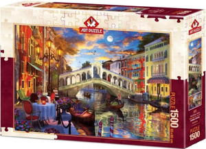 PUZZLE 1500 ELEMENTW WENECJA MOST RIALTO FOLIA - 2860177097