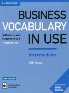 BUSINESS VOCABULARY IN USE INTERMEDIATE WITH ANSWERS - 2860177689