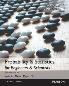 PROBABILITY & STATISTICS FOR ENGINEERS SCIENTIST WALPOLE - 2860178520