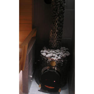 Piec opalany drewnem do sauny Mini IKI Plus - stalowe dzwi - 2861438571