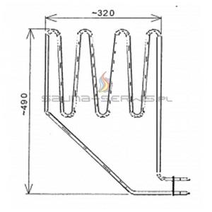 Grzaka SEPC-11 (2000W) Grzaka do pieca sauny Tylo Helo SEPC-11 - 2861438914