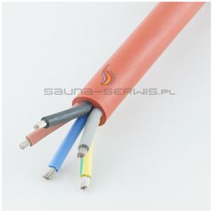 Kabel silikonowy SHIF 5x2,5 mm2 Kabel silikonowy do sauny SHIF 5 x 2,5 mm2 - 2832612802