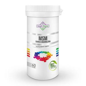 MSM Siarka Organiczna 650 mg 60 Kapsuek - Soul Farm - 2872197771