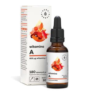 Witamina A Krople 30 ml - Aura Herbals - 2861091482