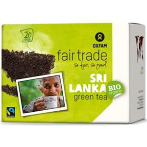 Herbata Zielona Ekspresowa Fair Trade Bio 36 g (20 x 1,8 g) - Oxfam - 2861091769