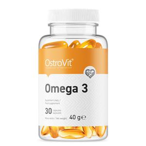 Omega 3 30 Kapsuek Tran, Kwasy Tuszczowe, Zdrowie - OstroVit - 2861091783