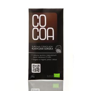 Czekolada Klasyczna Gorzka Bio 50 g - Cocoa - 2829357252