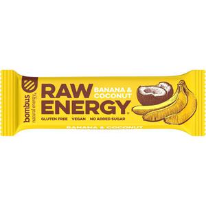 Baton RAW Energy Banan Kokos Bezglutenowy 50 g Bombus Energy - 2872197840