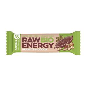 Baton Raw Energy Bio Orzech Ziemny Kakao Bezglutenowy 50 g - Bombus - 2869570477