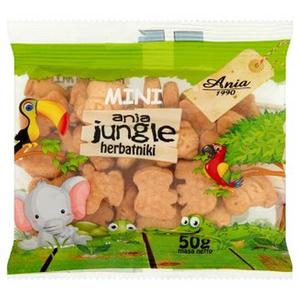 Herbatniki Mini Jungle Bez Cukru 50 g - Ania - 2861092587