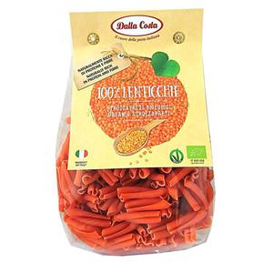 Makaron z Czerwonej Soczewicy Strozzapreti Bez Glutenu Bio 250 g - Dalla Costa - 2861092796