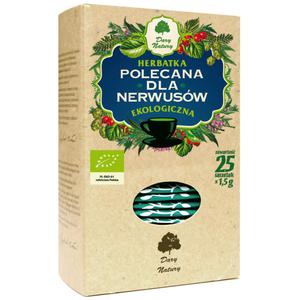 Herbatka Polecana dla Nerwusw Eko 37,5 g (25 x 1,5 g) - Dary Natury - 2869570016