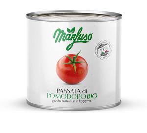 Passata Pomidorowa Bio 2,5 kg - Manfuso - Sos pomidorowy Opakowanie Ekonomiczne - 2872197910