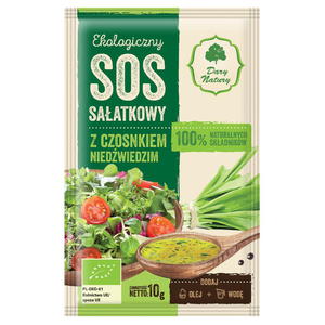 Sos Saatkowy z Czosnkiem Niedwiedzim Bio 10 g - Dary Natury - 2869570850