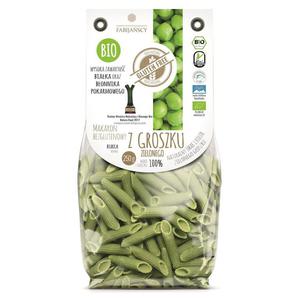 Makaron z Zielonego Groszku Rurka Penne Bezglutenowy Bio 250 g - Fabijascy - 2869570900