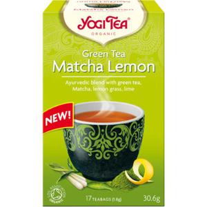 Herbatka Zielona z Cytryn i Match Bio (17 x 1,8 g) - Yogi Tea - 2869570960