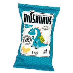 Chrupki Kukurydziane Dinozaury z Sol Morsk Bezglutenowe Bio 4x15 g - McLLOYD'S - 2869571034