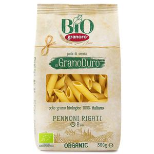 Makaron Pennoni Rigati Bio 500 g - Granoro - 2872197948