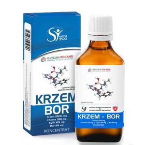Krzem - Bor Koncentrat 50 ml - Glycan Poland - 2872197955