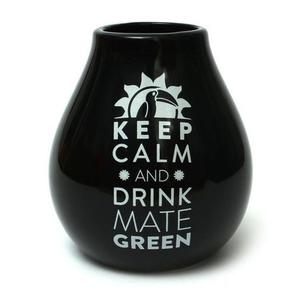 Matero Ceramico Luka Negro 350 ml z Logo Mate Green - - 2869571227