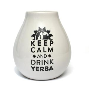 Matero Ceramico Luka White 350 ml z Logo Keep Calm - 2869571228